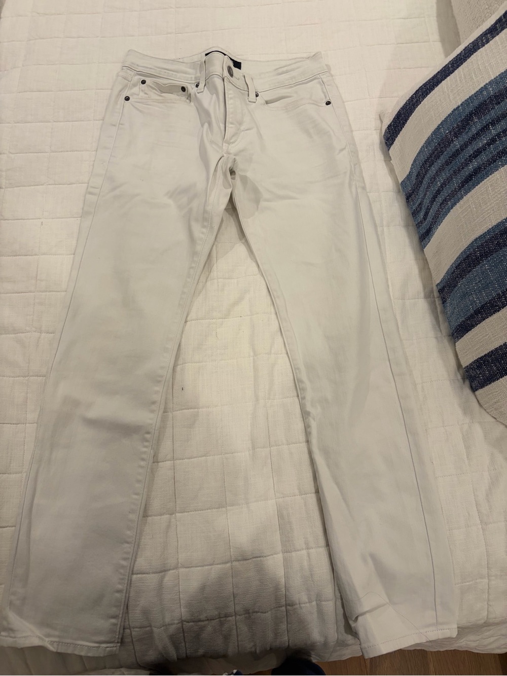 Express Men’s Straight Jeans White
